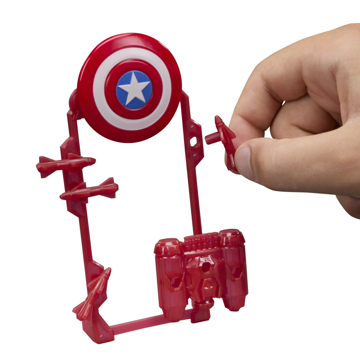 MARVEL AVENGERS ACTION VERS SET FIGURINA CAPTAIN AMERICA SI ACCESORII 11.4CM