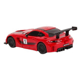 MASINUTA METALICA CONVERTIBILA MERCEDES BENZ GT3 ROSIE CU SCARA 1 LA 32
