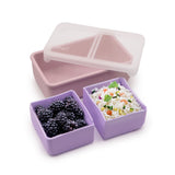 CUTIE PRANZ BENTO CU COMPARTIMENTE DETASABILE, MELII, PINK PURPLE