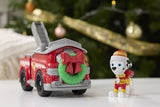 PATRULA CATELUSILOR VEHICUL SI FIGURINA MARSHALL CU ACCESORII DE CRACIUN