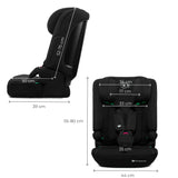 SCAUN AUTO KINDERKRAFT COMFY 75-150 CM, BLACK
