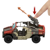 JURASSIC WORLD REBIRTH SET VEHICUL DE LUPTA LAUNCH N BATTLE CU FIGURINE SI ACCESORII