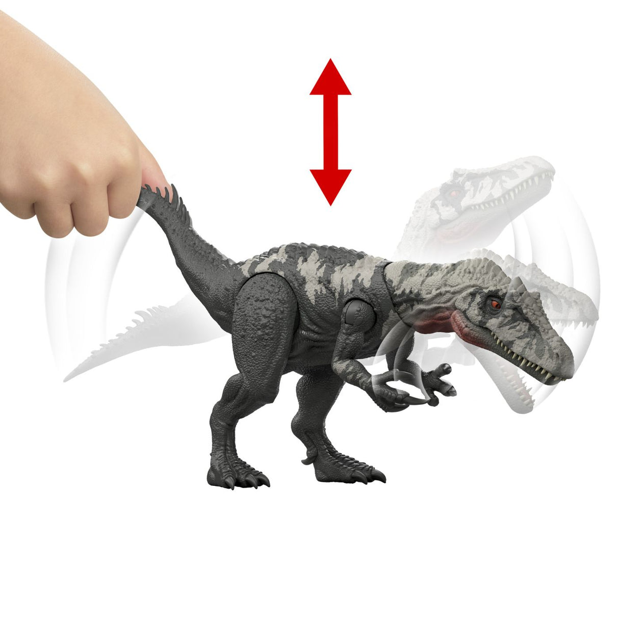 JURASSIC WORLD RENASTEREA DINOZAUR GIGANTIC CHILANTAISAURUS INTERACTIV