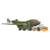 SET AVION SI MASINA HOT WHEELS SUPER RIGS TURBOLENCE TUG