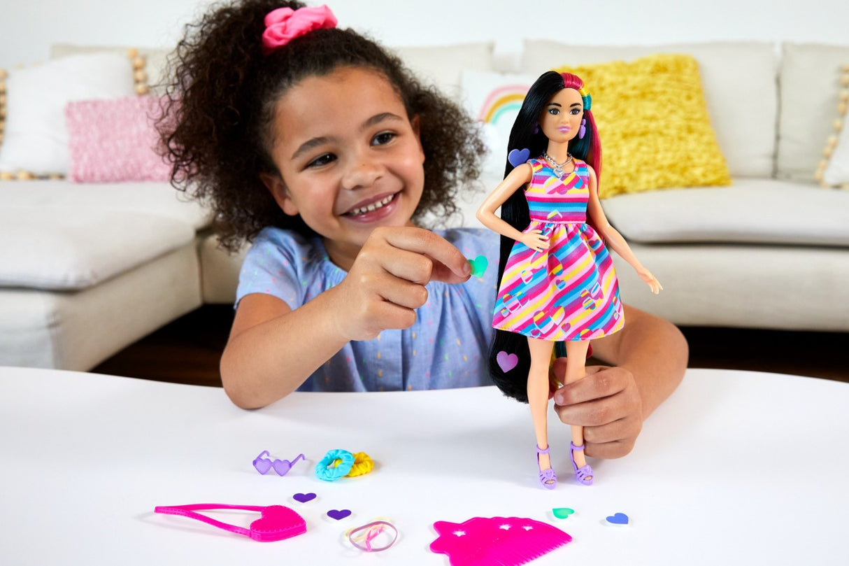 BARBIE TOTALLY HAIR PAPUSA BARBIE BRUNETA