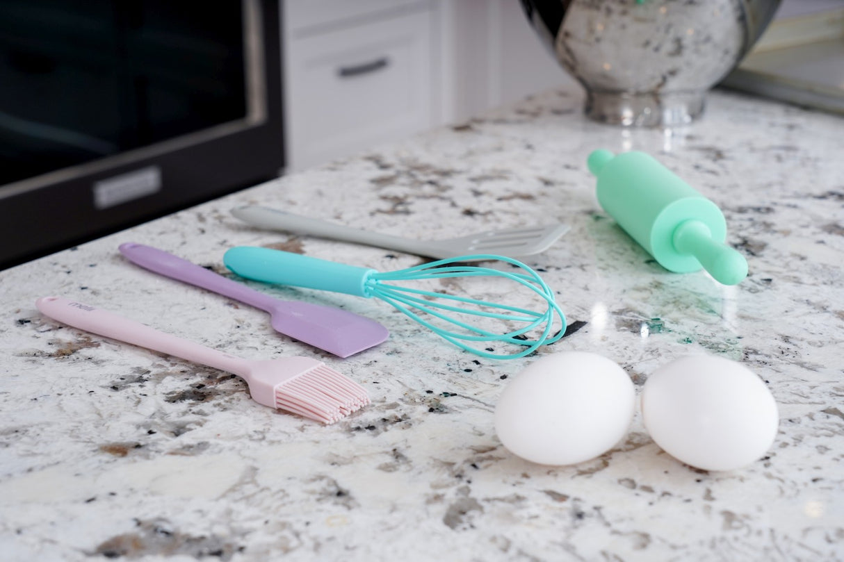 SET 5 PIESE MINI USTENSILE BAKING, MELII, COLORATE