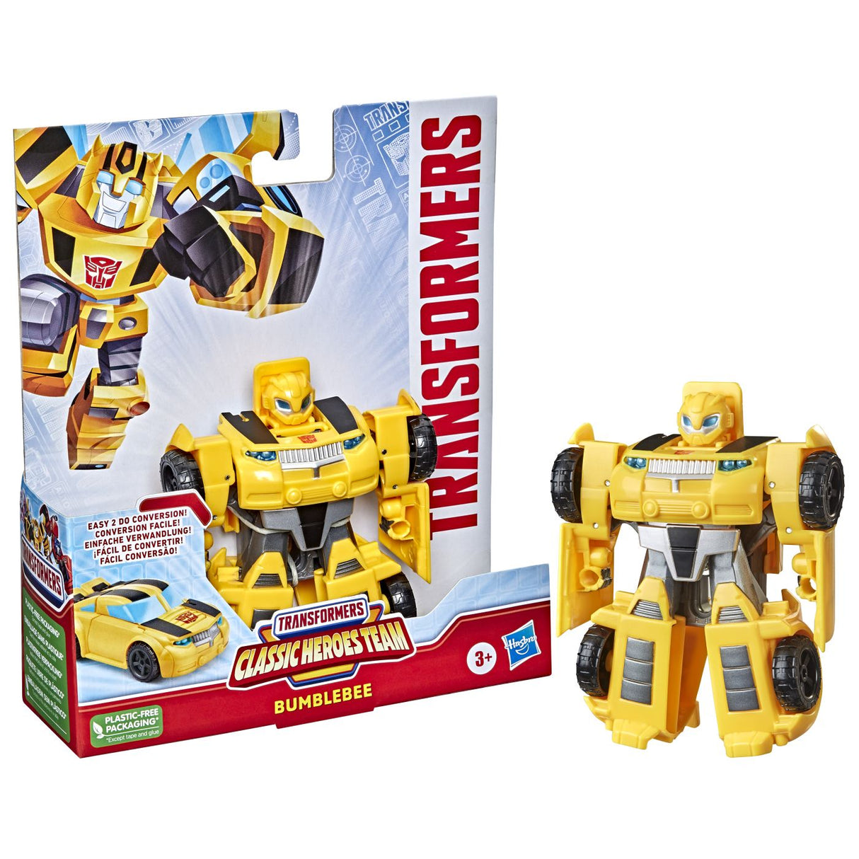 TRANSFORMERS CLASSIC HEROES TEAM ROBOT BUMBLEBEE CONVERTIBIL