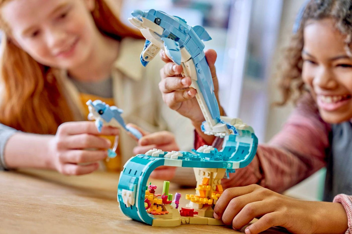 LEGO CREATOR ANIMALE MARINE DELFINI SUPERBI 31385