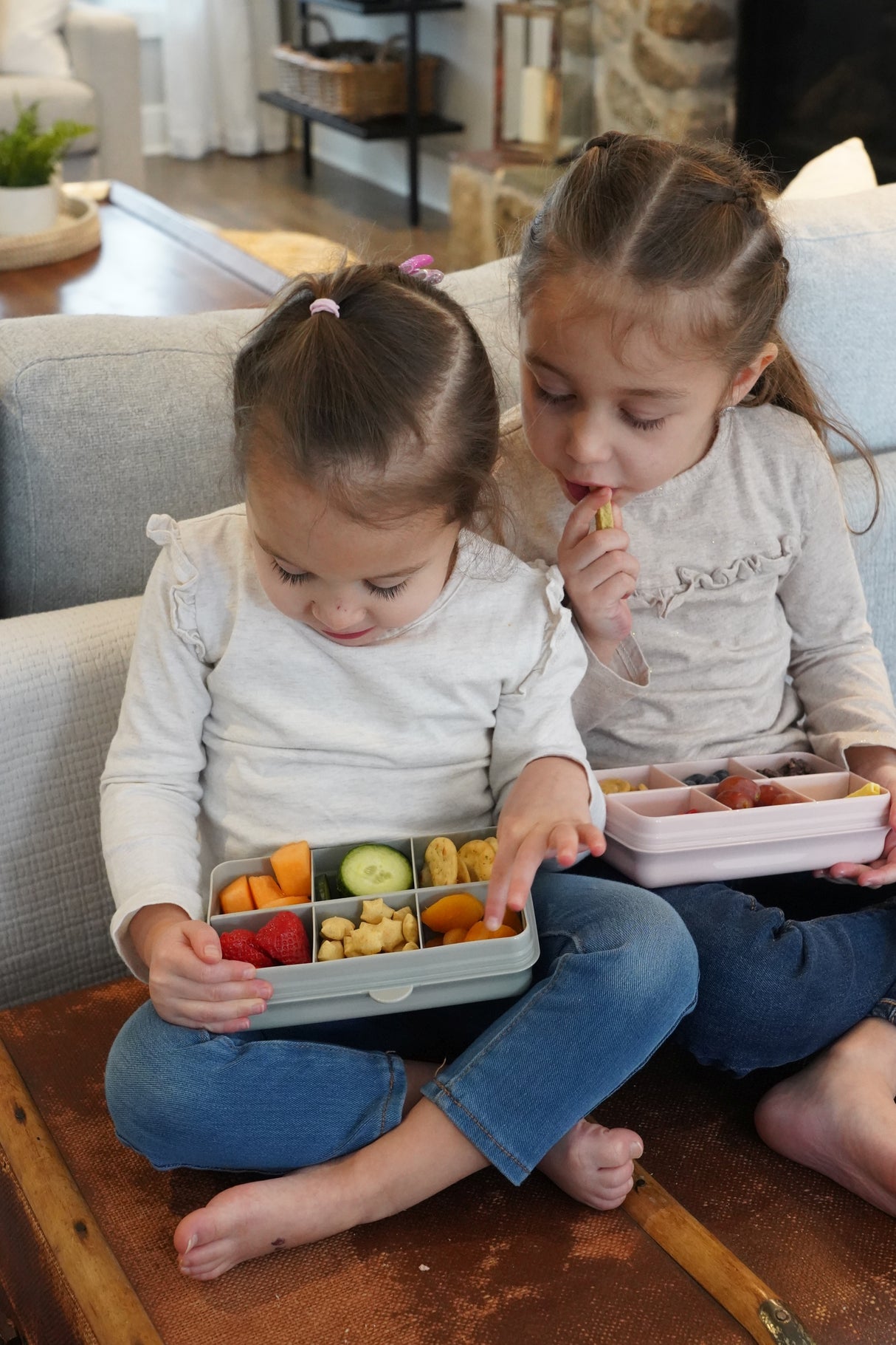 CUTIE SNACK 6 COMPARTIMENTE, MELII, PRINT PISICA