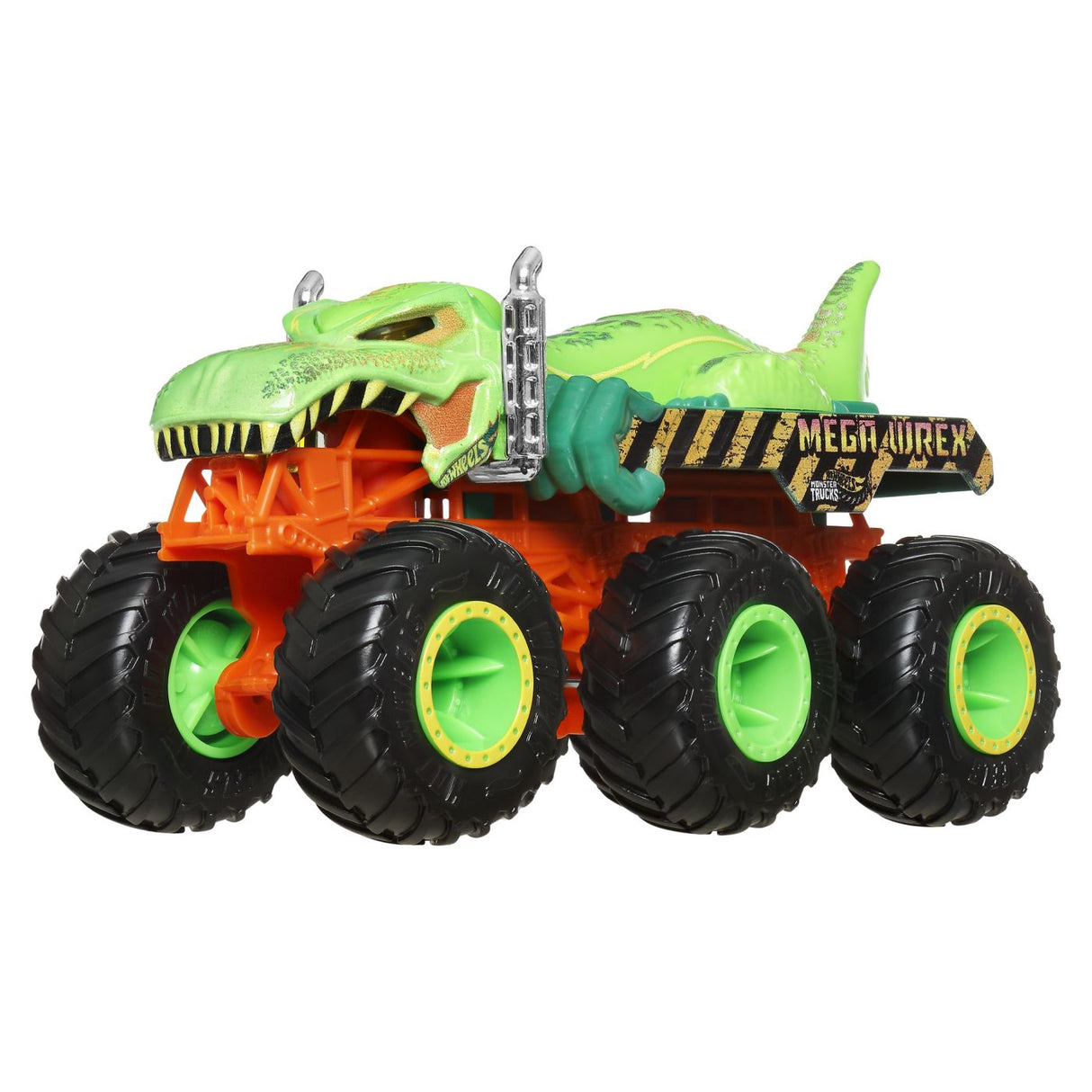 HOT WHEELS MONSTER TRUCK BIG RIGS MASINUTA METALICA CU 6 ROTI MEGA-WREX SCARA 1 LA 64