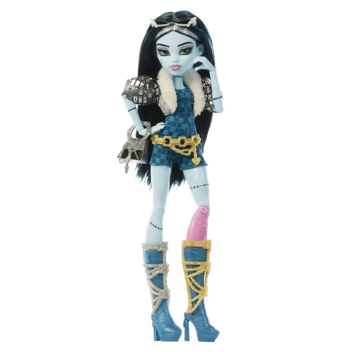 MONSTER HIGH PAPUSA FRANKIESTEIN CU DULAP REVELATOR SI ACCESORII
