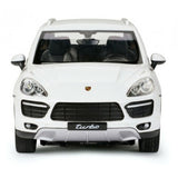 MASINA CU TELECOMANDA PORSCHE CAYENNE TURBO ALB CU SCARA 1 LA 14