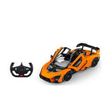 MASINA CU TELECOMANDA McLAREN SENNA PORTOCALIU CU SCARA 1 LA 14