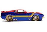 MASINUTA METALICA CAPTAIN MARVEL 1973 FORD MUSTANG MACH 1 SCARA 1 LA 24
