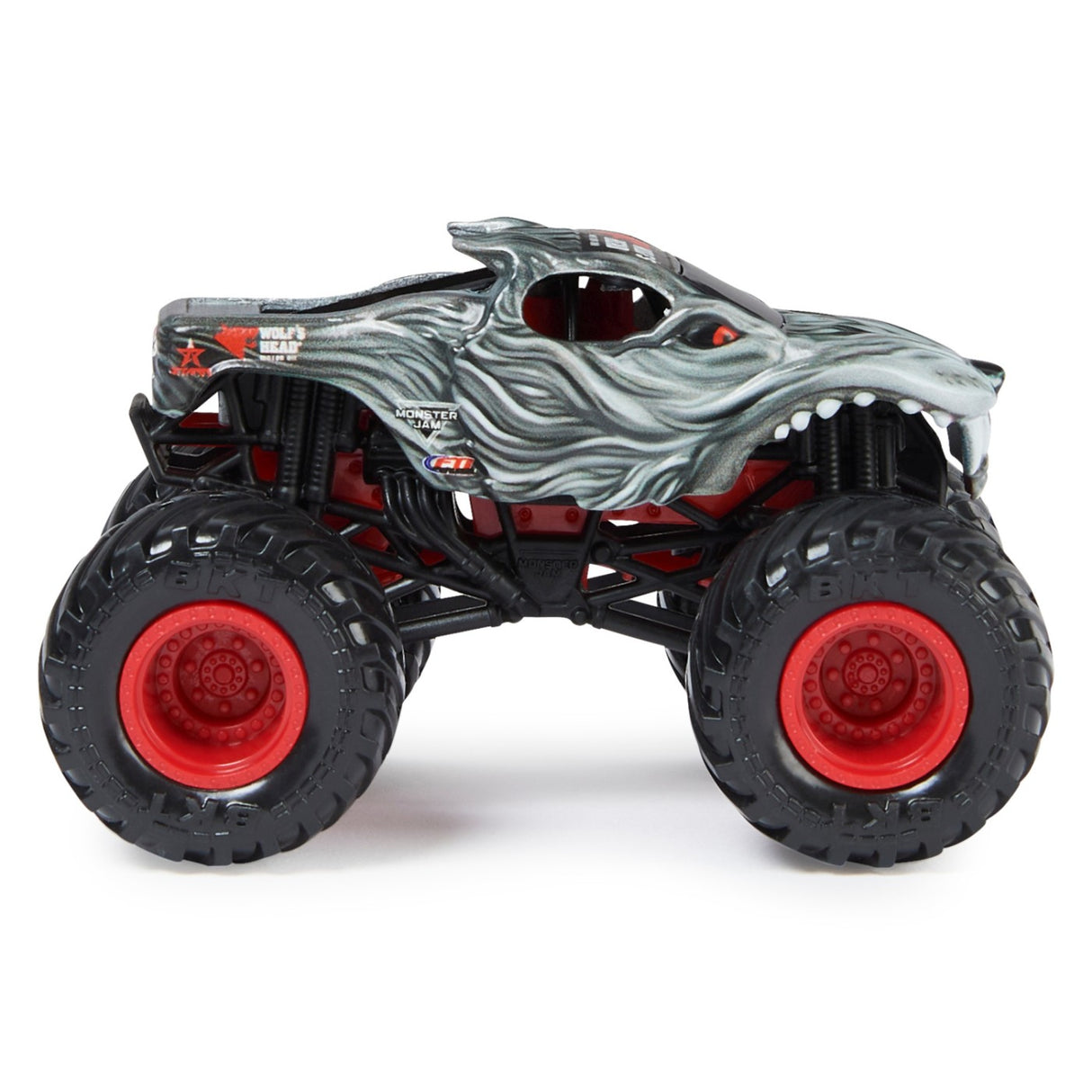 MONSTER JAM MASINUTA METALICA WOLF'S HEAD SCARA 1 LA 64