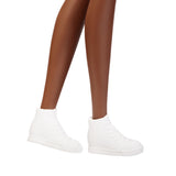 PAPUSA BARBIE FASHIONISTA CU PAR AFRO BLOND