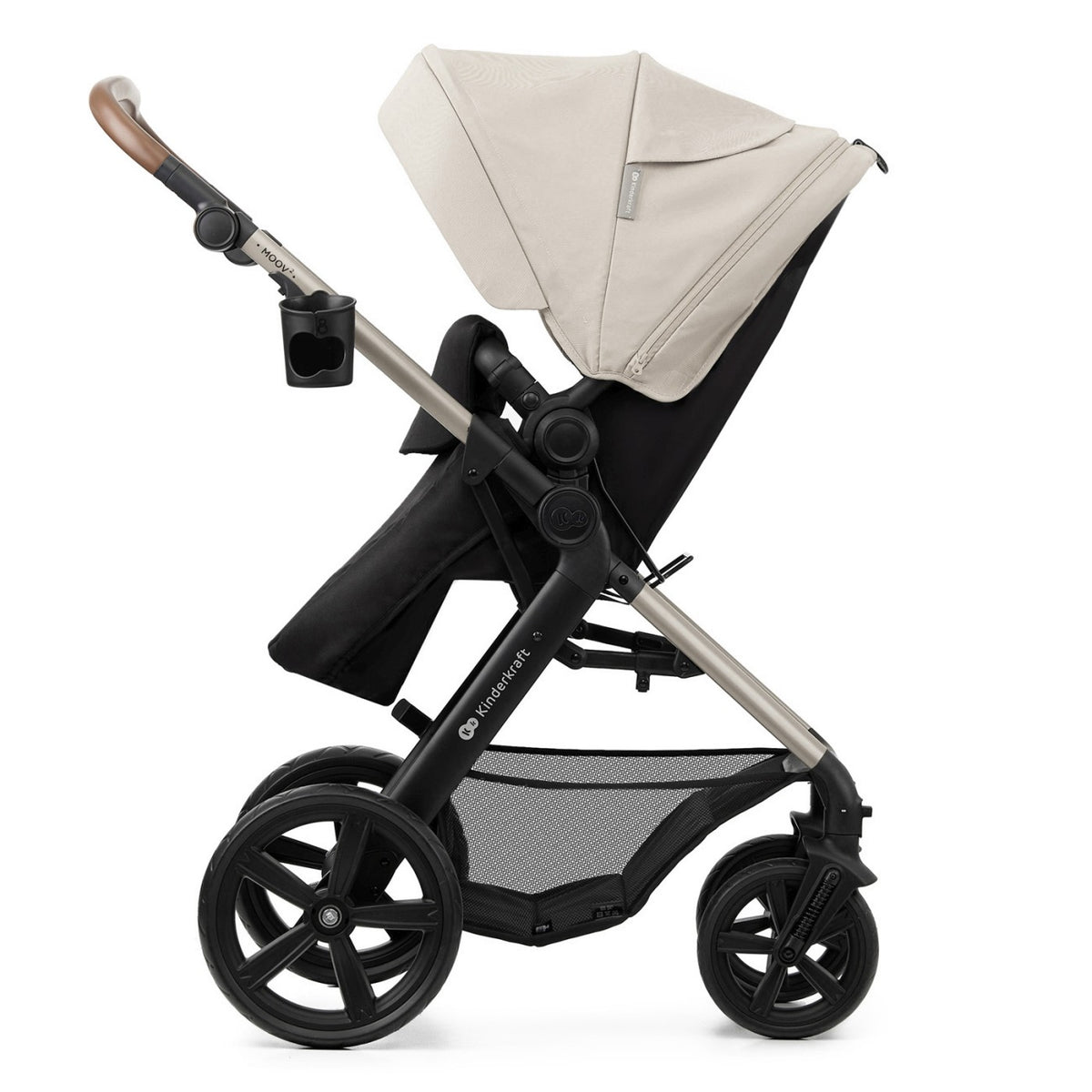 CARUCIOR 3 IN 1 KINDERKRAFT MOOV 2, MOONLIGHT GREY