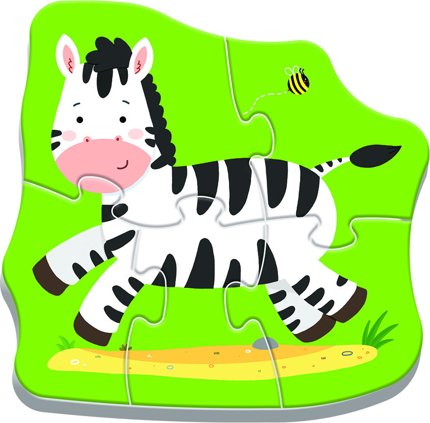PUZZLE TREFL BABY CLASIC ANIMALE SAFARI 8 PIESE