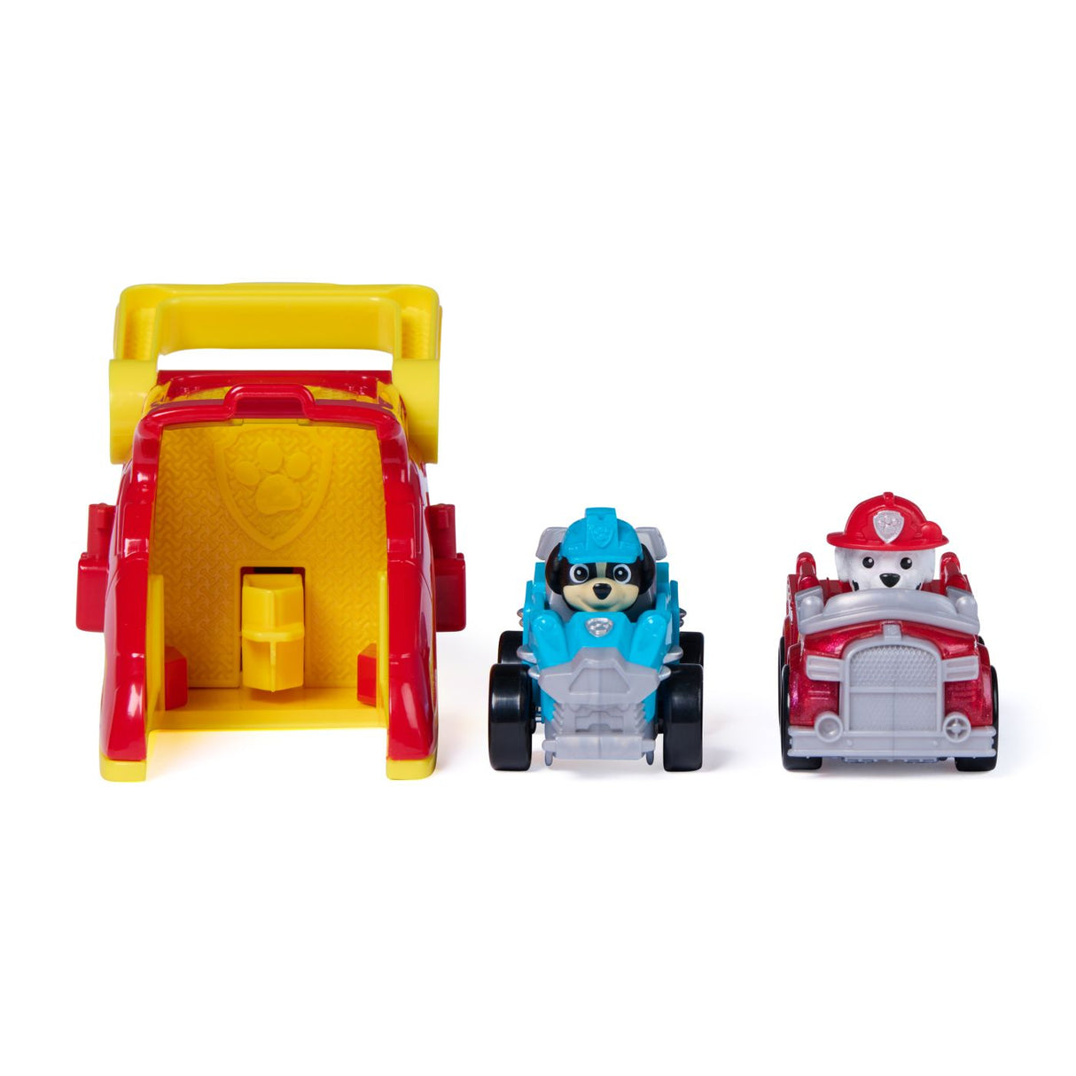 PATRULA CATELUSILOR SET FIGURINA MARSHALL  SI VEHICUL CU LANSATOR