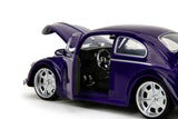 JADA WEDNESDAY SET MASINUTA METALICA VOLKSWAGEN BEETLE 1:24 SI FIGURINA METALICA WEDNESDAY 7CM