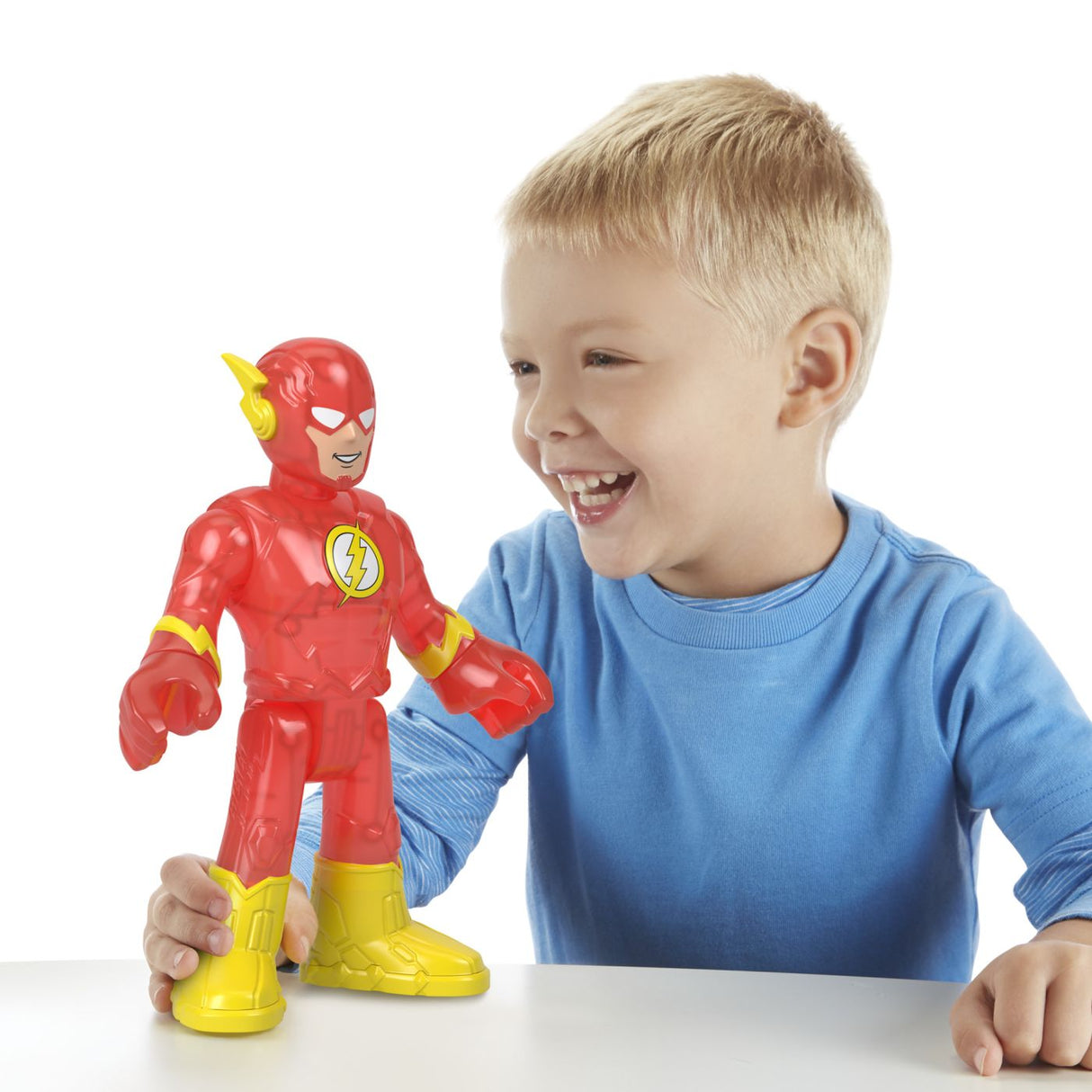 FISHER PRICE IMAGINEXT DC SUPER FRIENDS FIGURINA FLASH XL
