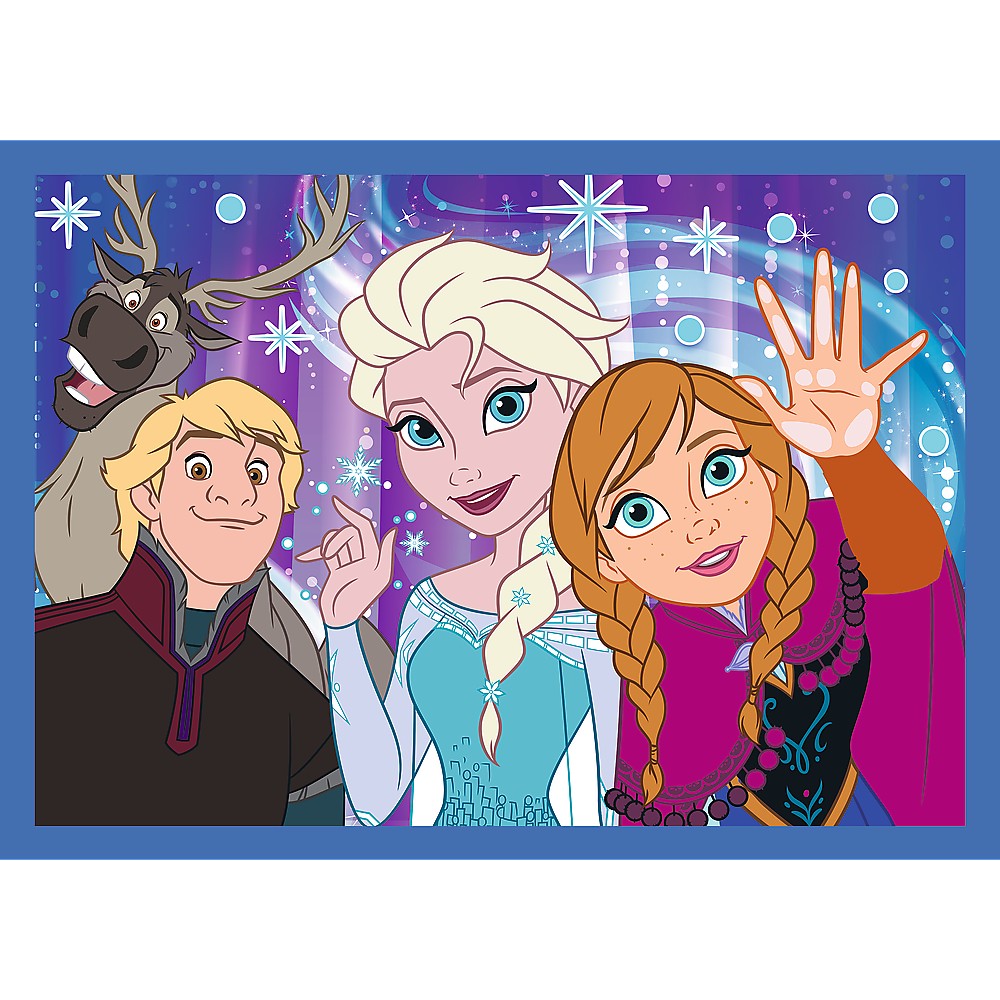 PUZZLE TREFL DISNEY 4IN1 MINUNATA LUME DISNEY