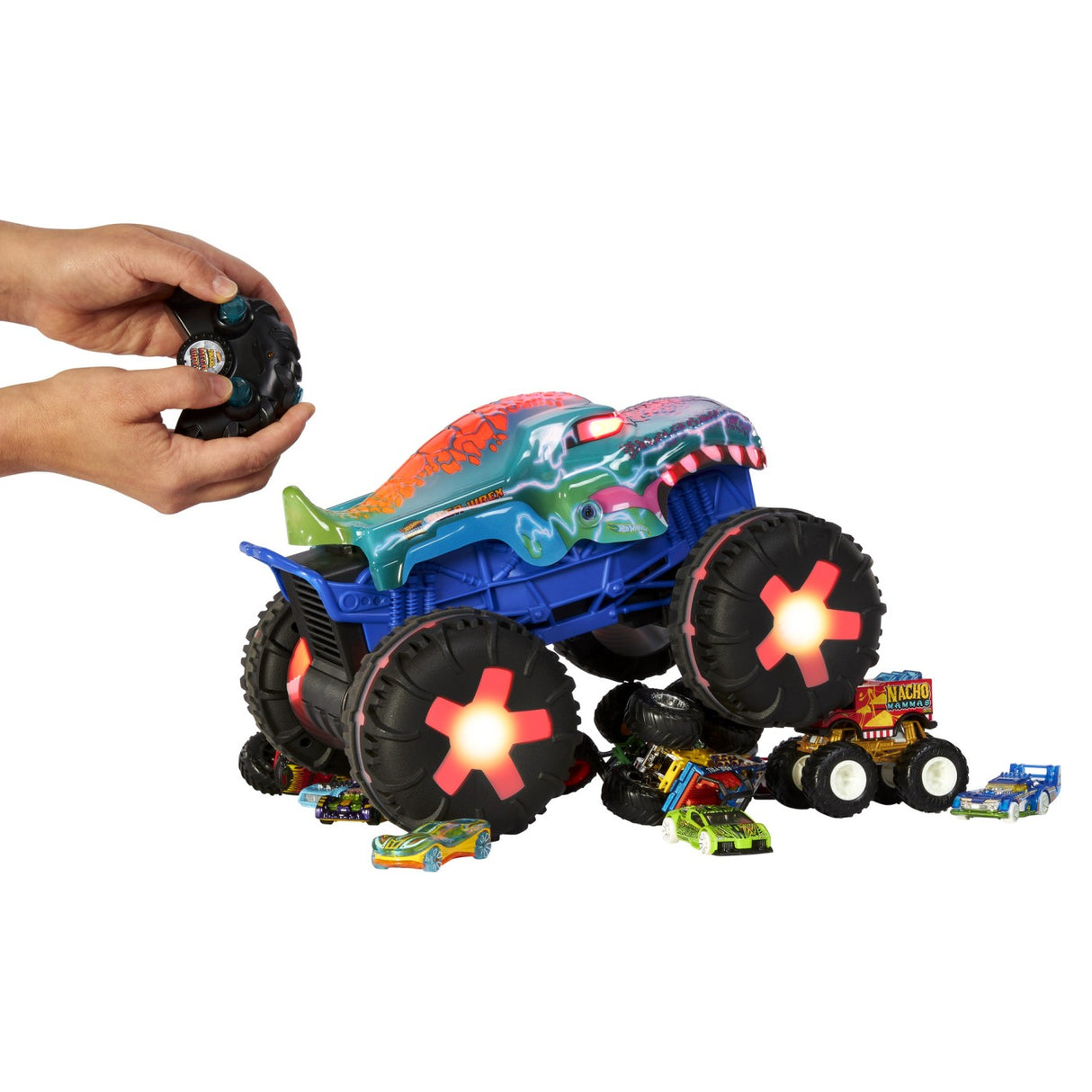 HOT WHEELS MONSTER TRUCK MEGA WREX ALIVE RC SCARA 1 LA15