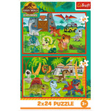 PUZZLE TREFL 2X70 JURASSIC WORLD UNIVERSUL JURASSIC PARK