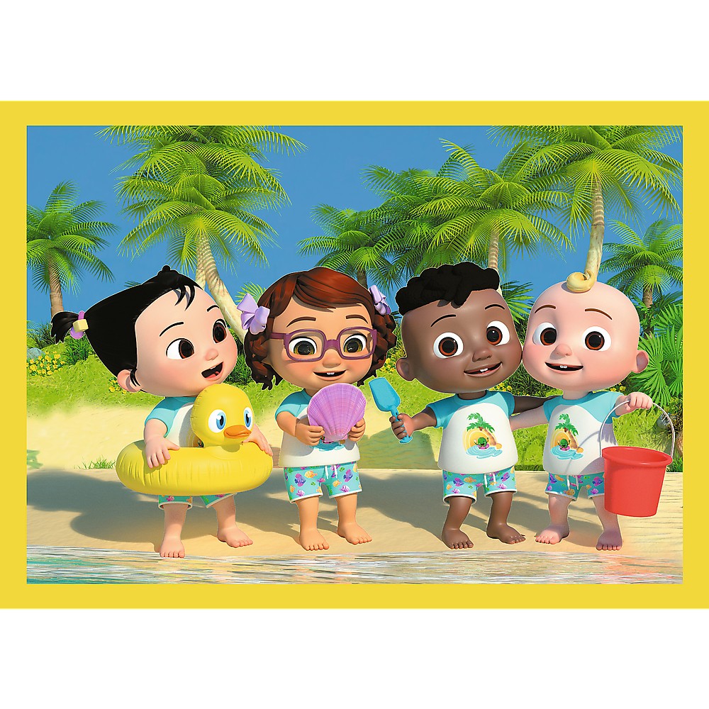 PUZZLE TREFL 4IN1 COCOMELON PREZENTAREA FAMILIEI