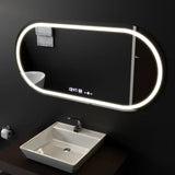 Oglinda Led Ovala, Altera Senzor Motionglow Marcello, Sistem Dezaburire, Ceas & Termometru - vivimall.ro