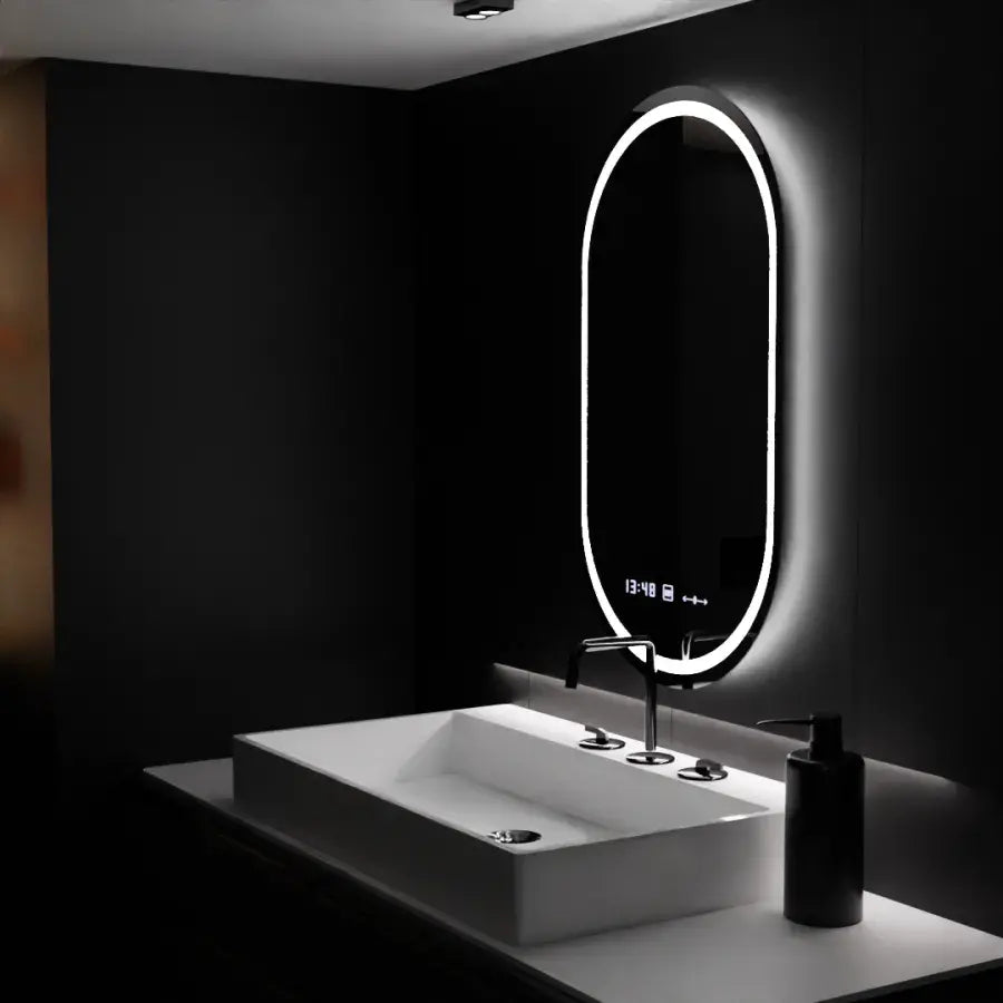 Oglindă LED Ovală Eminence Marcello | Motionglow - vivimall.ro