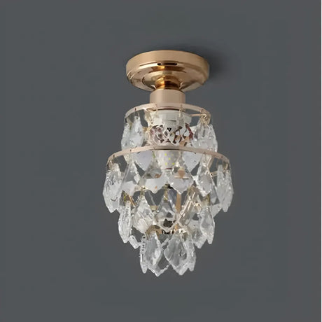 Lustra Ezzelin Cristal, 1*E27, Metal - vivimall.ro