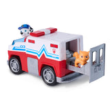 PATRULA CATELUSILOR CAUTARE SI SALVARE SET FIGURINA MARSHALL SI VEHICUL DE POMPIERI