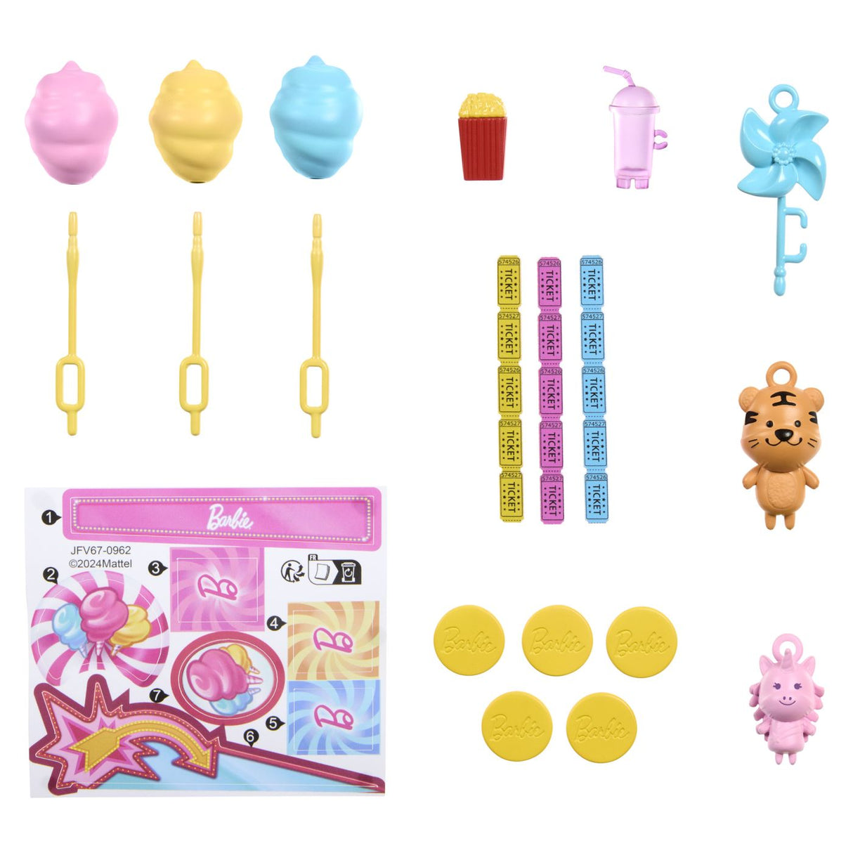 BARBIE MYSTERIES DETECTIVI PE PLAJA SET CABINA DE JOCURI SI PAPUSA BARBIE MALIBU CU ACCESORII