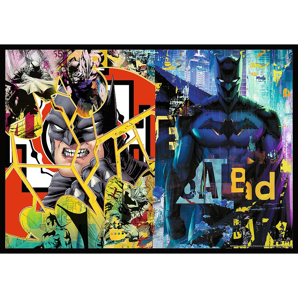 PUZZLE TREFL 4X250 BATMAN DC BATMAN IN ACTIUNE