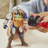 STAR WARS MIX MASHERS DELUXE SET FIGURINA MANDALORIAN AND GROGU 12CM SI ACCESORII