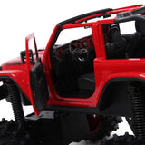 MASINA CU TELECOMANDA JEEP WRANGLER JL ROSU CU SCARA 1 LA 14