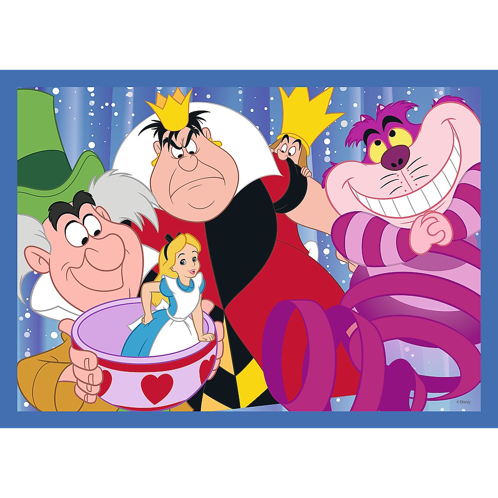PUZZLE TREFL DISNEY 4IN1 MINUNATA LUME DISNEY