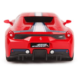 MASINA CU TELECOMANDA FERRARI 458 SPECIALE ROSU CU SCARA 1 LA 24