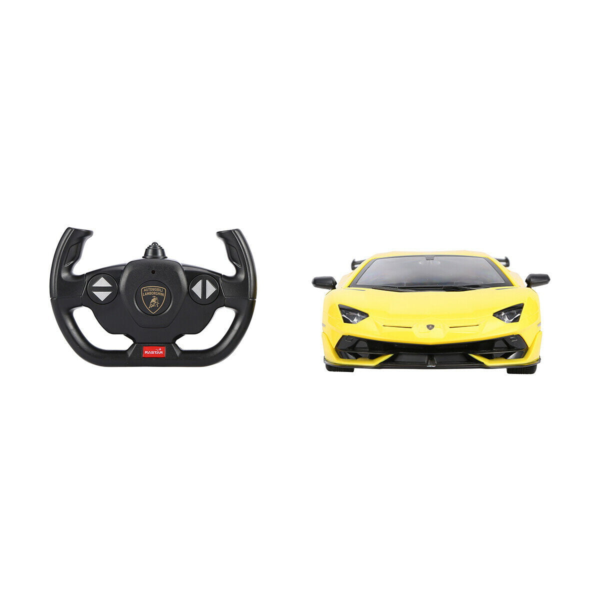 MASINA CU TELECOMANDA LAMORGHINI AVENTADOR SVJ GALBEN SCARA 1 LA 14