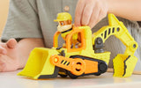PATRULA CATELUSILOR RUBBLE SI ECHIPA VEHICULE DE BAZA BULDOZER