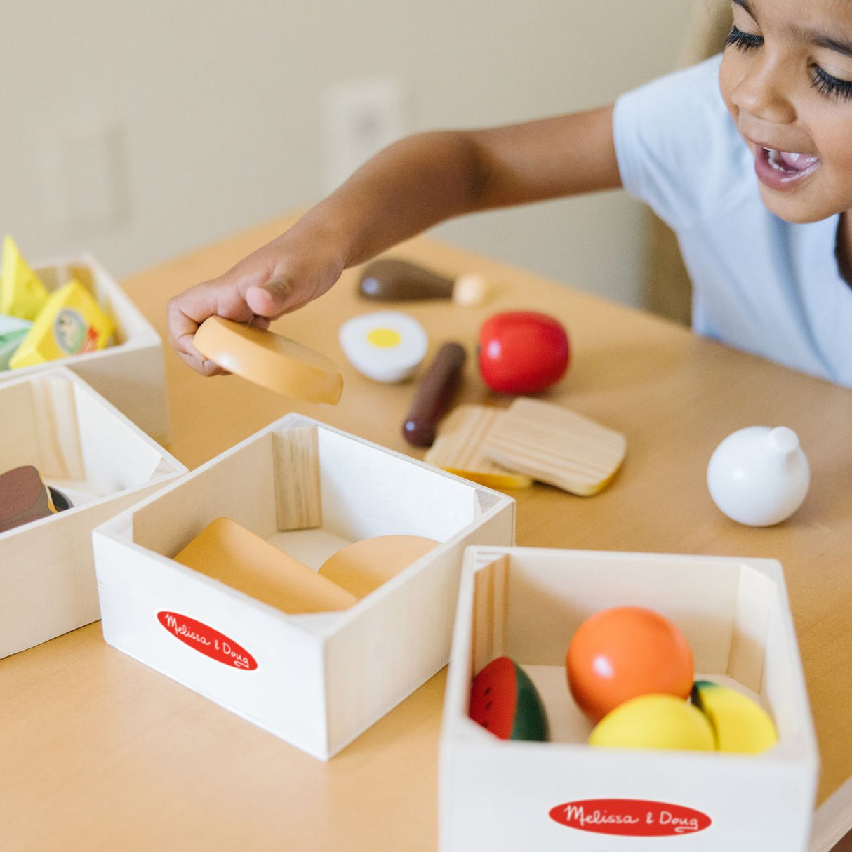 MELISSA SI DOUG SET DE JOACA DIN LEMN PRODUSE ALIMENTARE