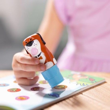 MELISSA AND DOUG STICKER WOW SET DE JOACA AUTOCOLANTE SI STAMPILA CATELUS