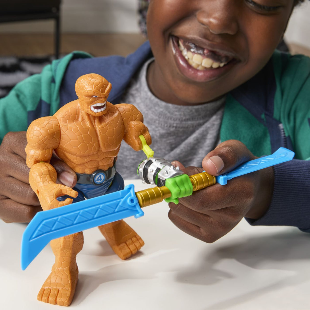 MARVEL AVENGERS MIX MASHERS SET FIGURINA MARVELS THE THING 12CM SI ACCESORII