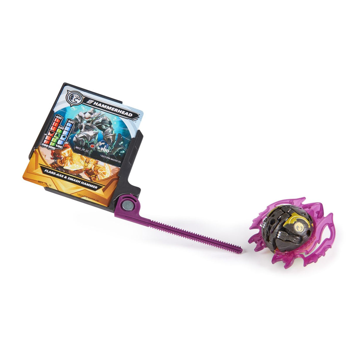 BAKUGAN STARTER PACK DRAGONOID TITANIUM HAMMERHEAD BUTTERCLAW