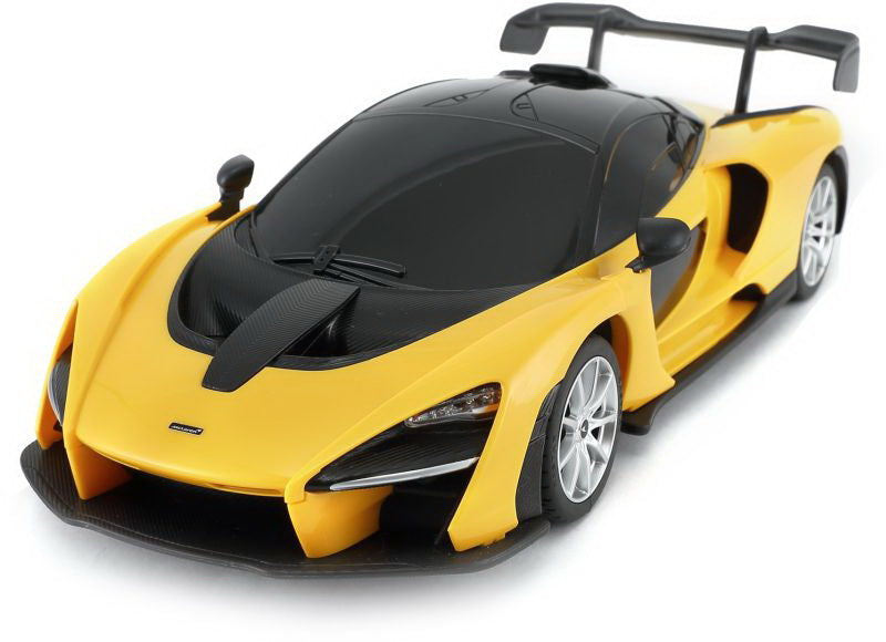 MASINA CU TELECOMANDA MCLAREN SENNA GALBEN CU SCARA 1 LA 24