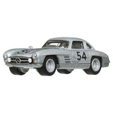 HOT WHEELS TRANSPORTATOR  MERCEDES-BENZ 55 BLAUES WUNDER CU MASINUTA MERCEDES-BENZ 300 SL SCARA 1:64