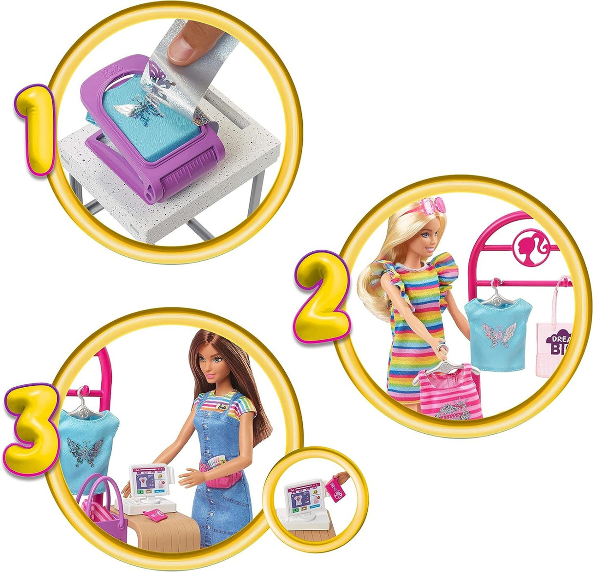 BARBIE SET BARBIE MAGAZINUL DE IMPRIMAT