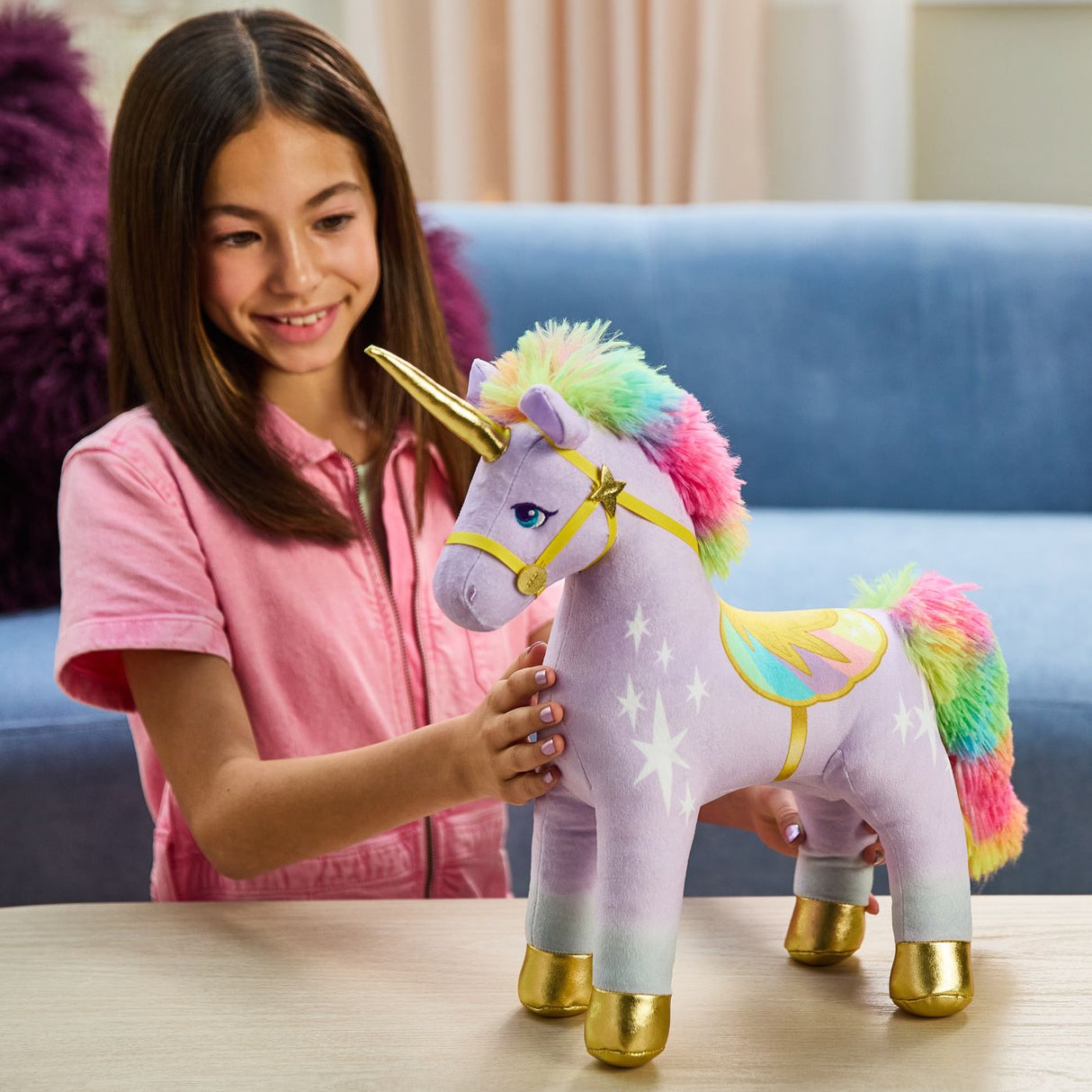 UNICORN ACADEMY UNICORNUL WILDSTAR DE PLUS LUMINOS 38CM