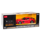 MASINA CU TELECOMANDA MERCEDES-BENZ SLS AMG ROSU CU SCARA 1 LA 18